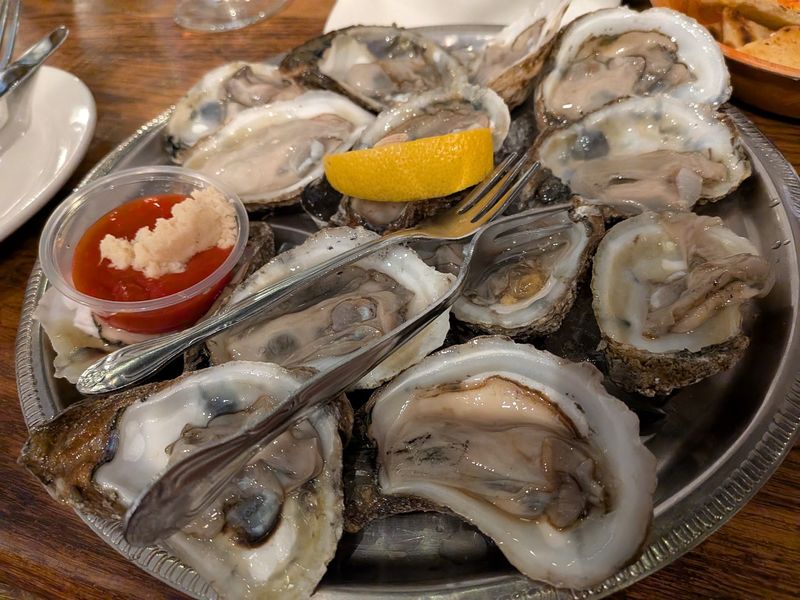 Oysters, Chowder, and Free Pita Chips