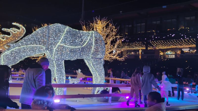 A 20-Foot Ice Slide Adds A Winter Thrill