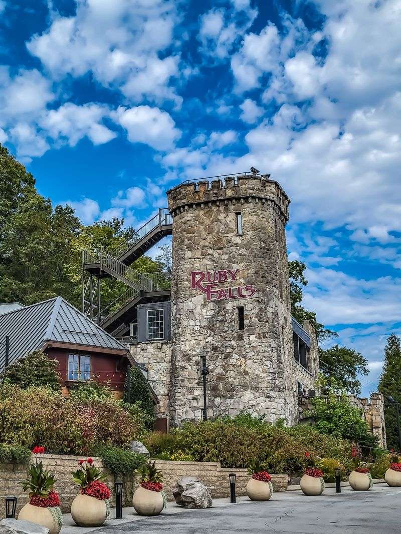 A Castle Perched On The Mountain