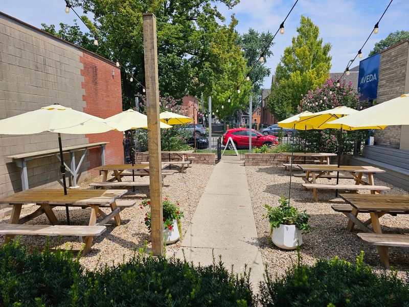 Old Rooms, Picnic Tables, and Family Seating