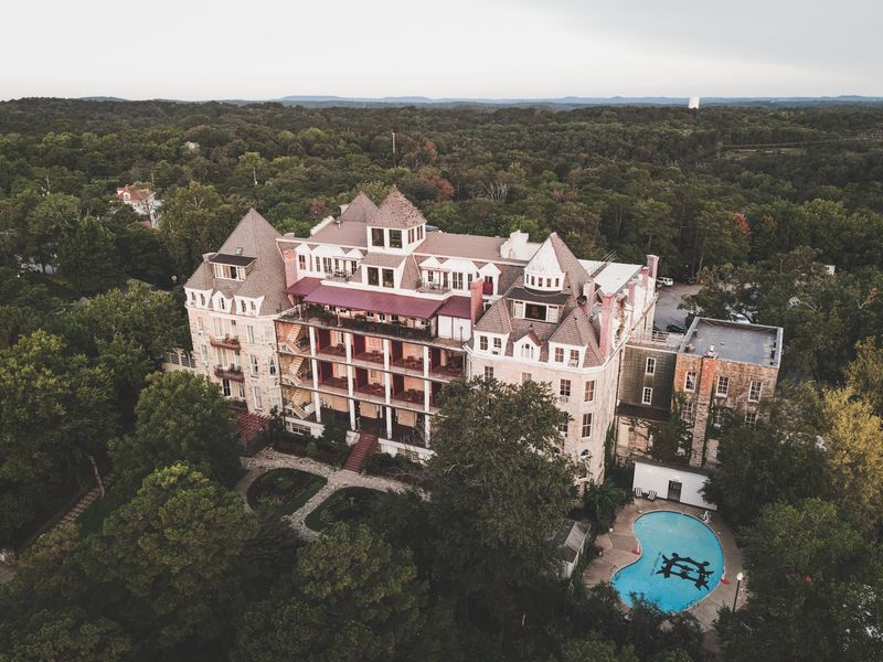 A Mountaintop Perch Above A Victorian Village