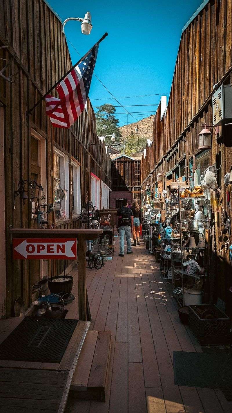 Shops Packed With Knickknacks, Antiques, And Fudge