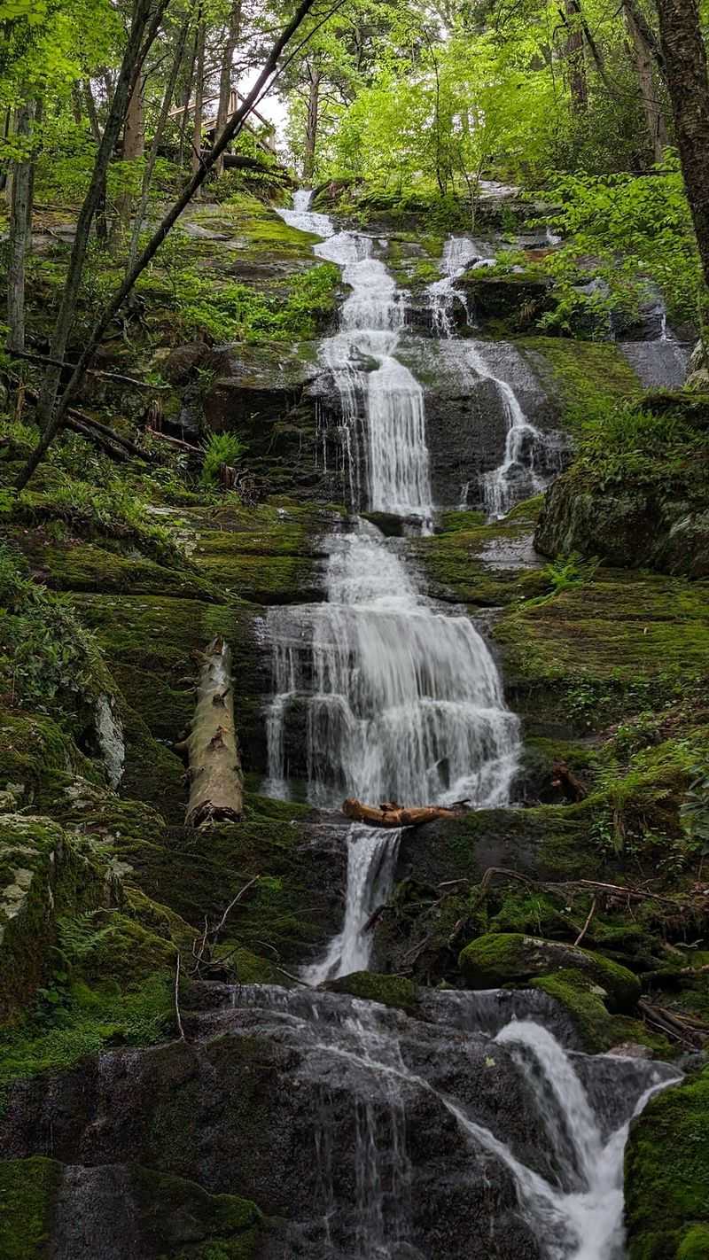 A Waterfall Nearly 100 Feet Tall Waits In The Woods