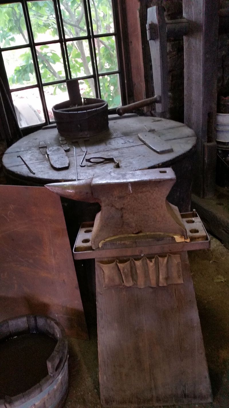 Sparks Fly At The Clark Blacksmith Shop