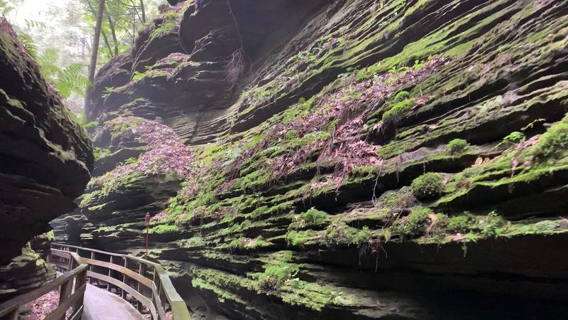 Fog, Strobes, And Projections Turn Rock Walls Into A Movie Screen