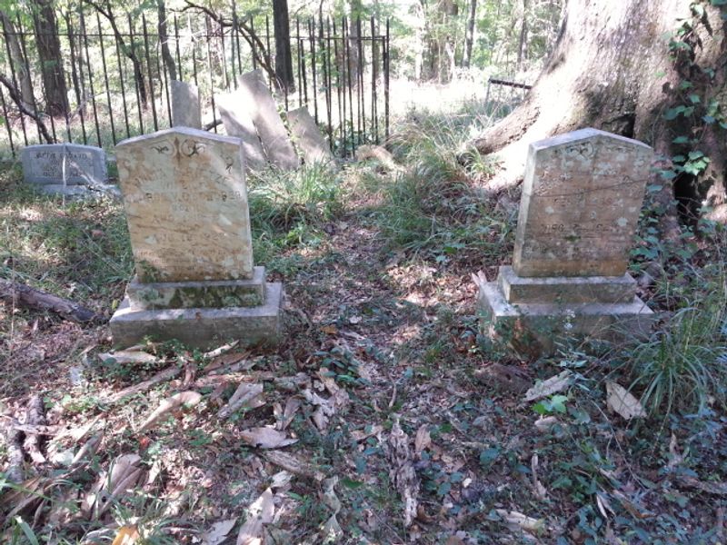 Hilltop Graves Behind The Sanctuary