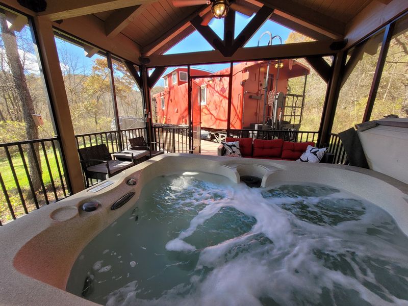 The Private Hot Tub Makes Evenings Extra Special