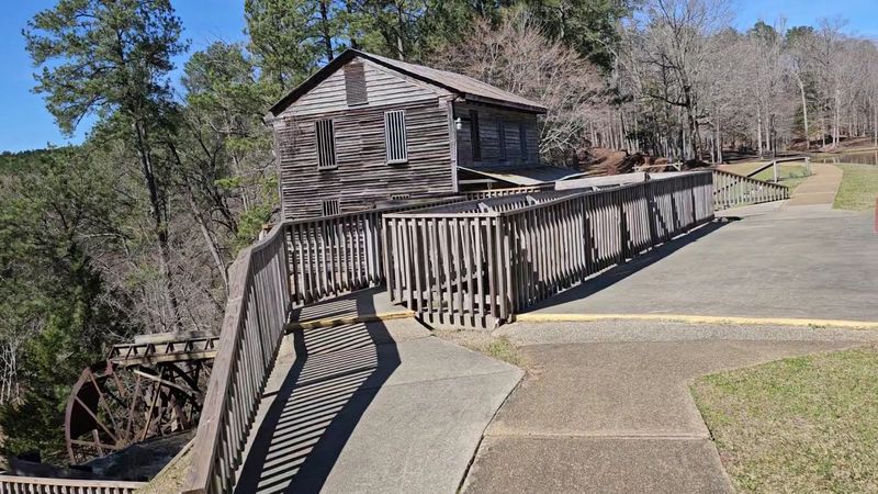 Stairs Down To The Base Of The Falls