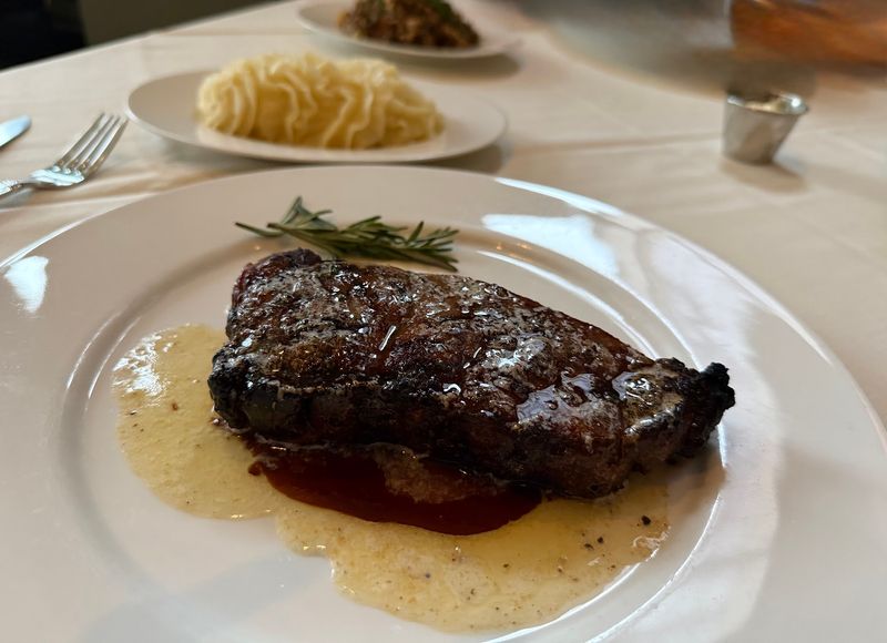 The Dry Aged Bone-In Ribeye Steals The Show