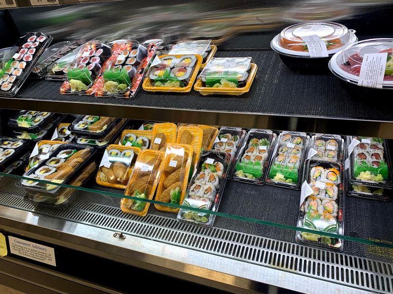 Fresh Sushi Lives In A Grocery Cooler Here