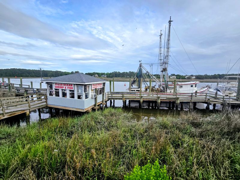 Take Fresh Shrimp Home From The Dock Next Door