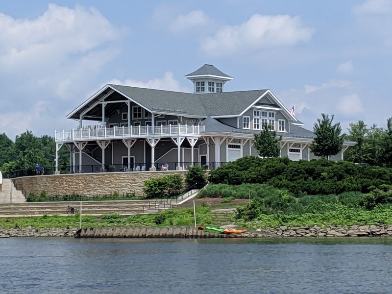 A Boathouse With A Deck Built For Gazing