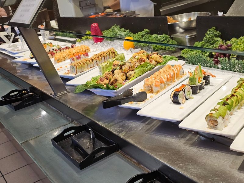 A Sushi Spread That Goes Past 60 Choices
