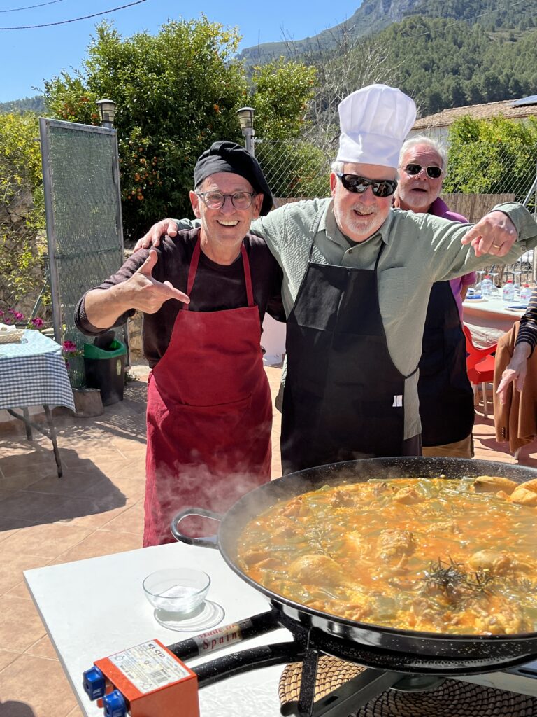 Preparing paella in Spain (Eileen Ogintz photo)