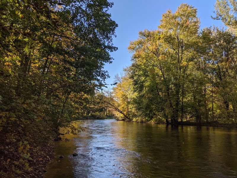 Snack Beside The Rolling Huron River