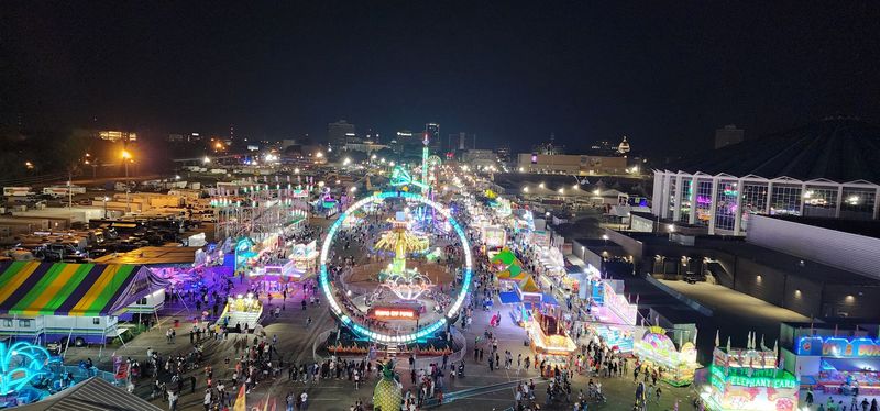 The Mile-Long Midway After Dark