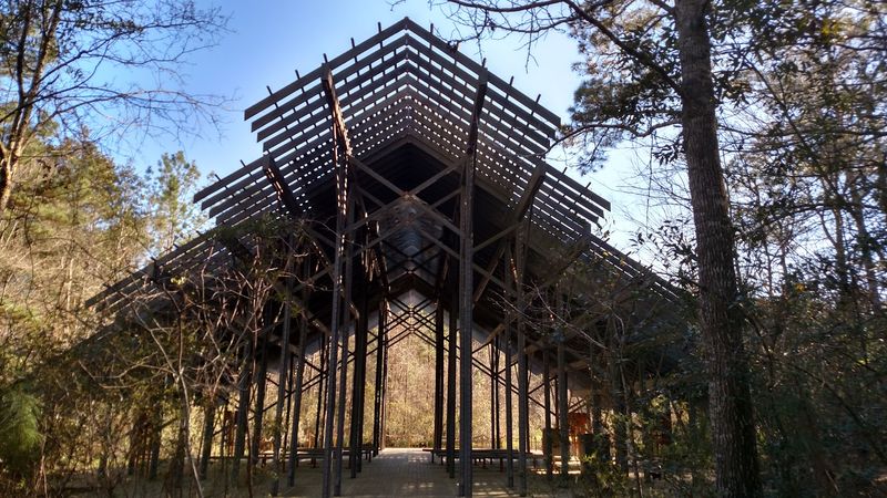 Pinecote Pavilion, an Architectural Landmark in the Woods