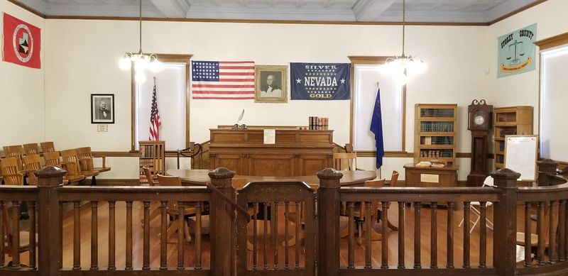 A Brick Courthouse In The State's First Settlement