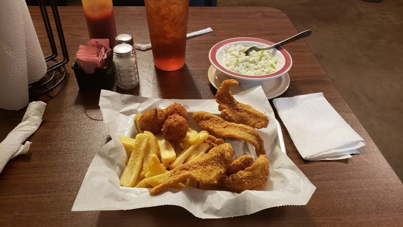 Shrimp, Oysters, and Stuffed Crab