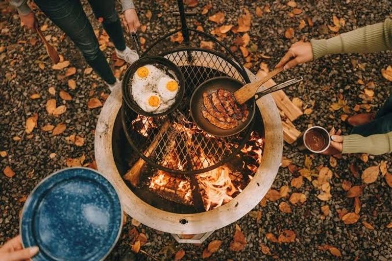 Unplugging Around The Fire Pit