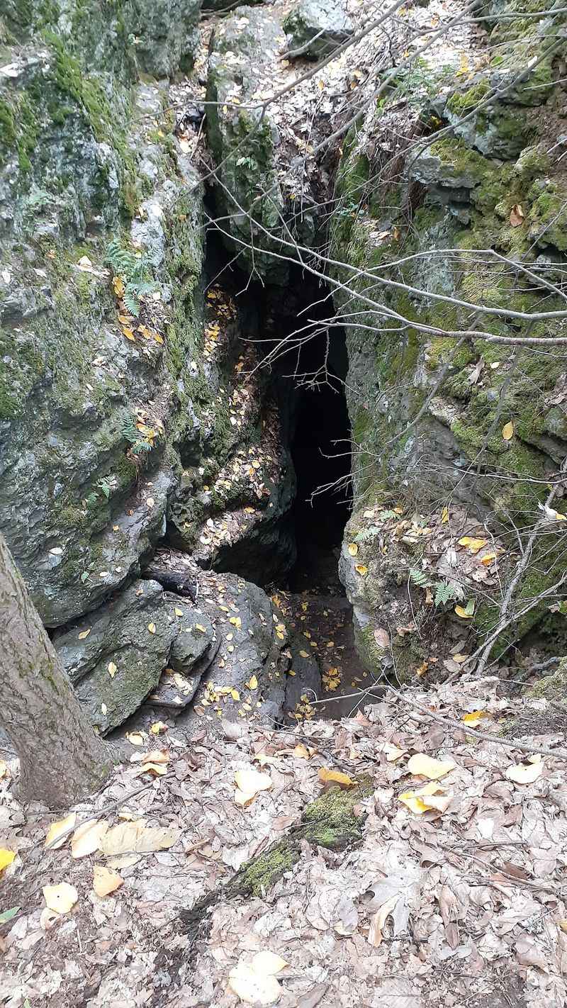 Squeezing Into Sunderland Cave