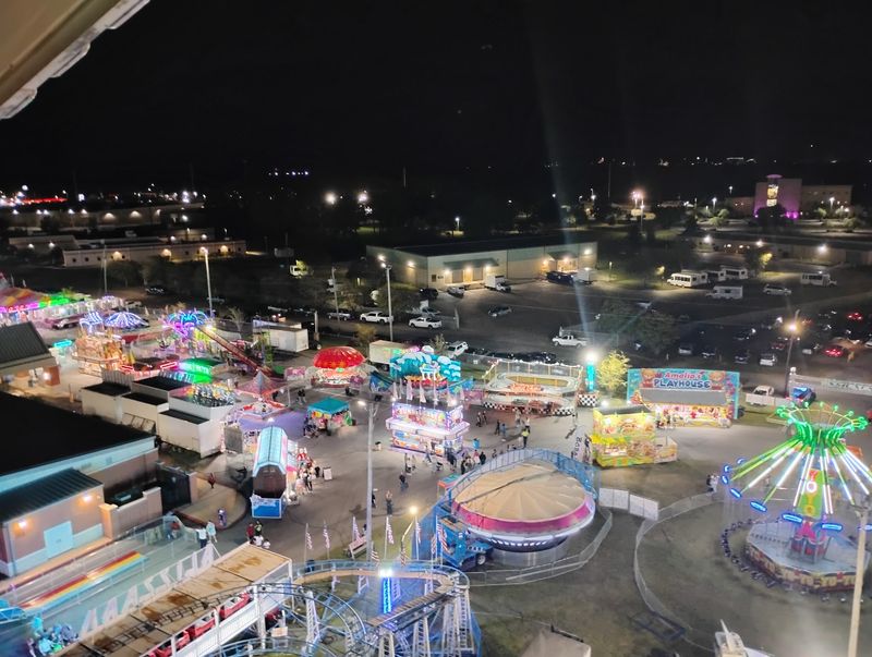 The Midway and Its Spinning Lights
