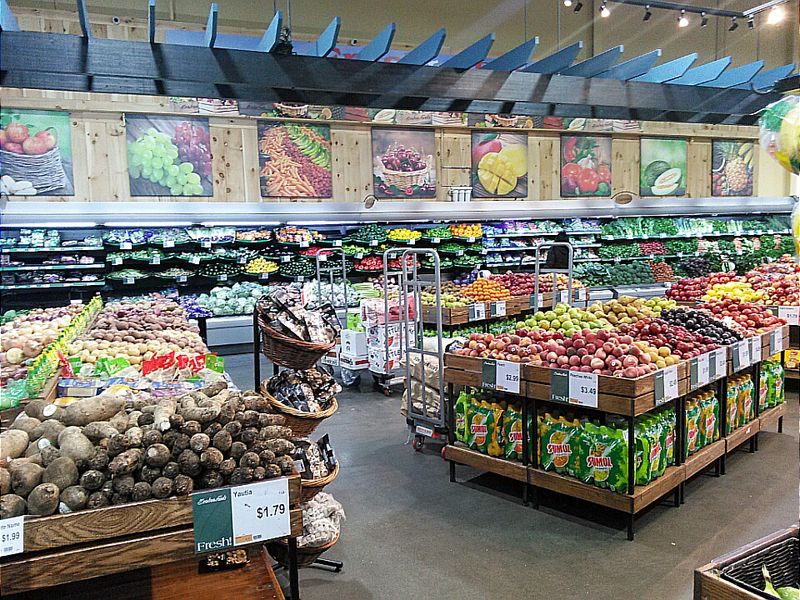 Fresh Fruits And Veggies Get Serious Floor Space