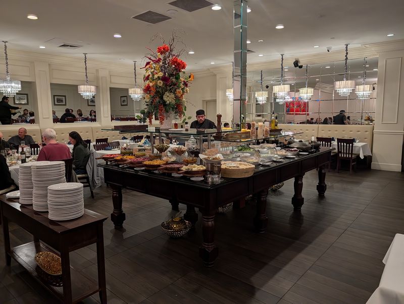 The Grill And Buffet Table Traveled All The Way From Brazil