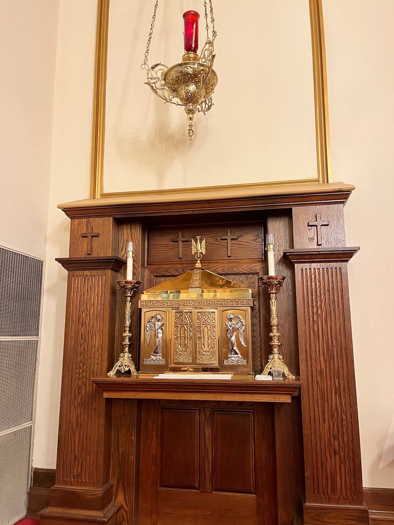 Carved Wood, Marble Altars, and Sacred Relics