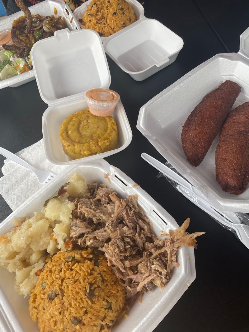 Rice, Yuca, and Signature Sauces
