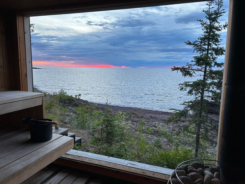 Sweat It Out In A Sauna Beside The Big Lake