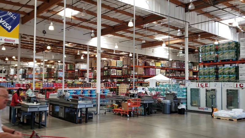 Cash Registers And Mixers Sit Right Next To The Groceries