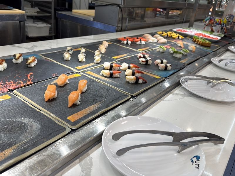 A Sushi Station Sits Right Inside The Buffet