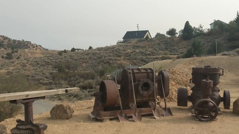A Yard Full Of Old Mining Machines