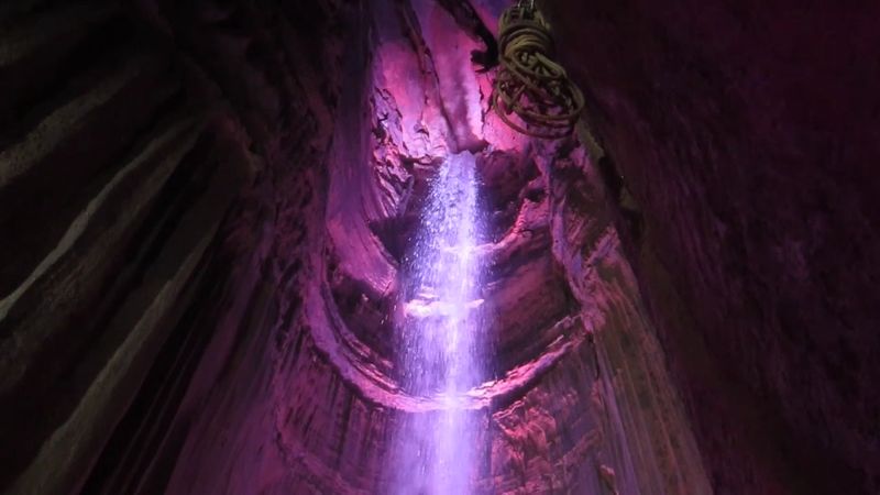 Lights, Music, Waterfall