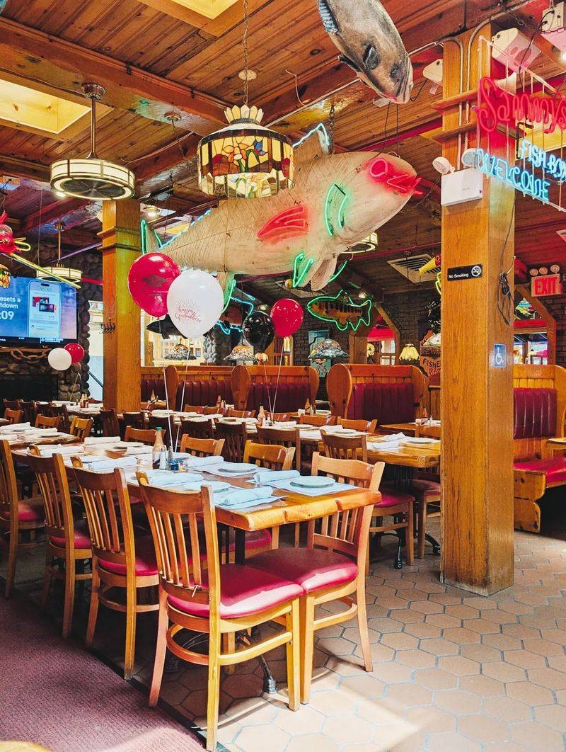 Stained Glass And Booths Set A Cheerful Party Mood