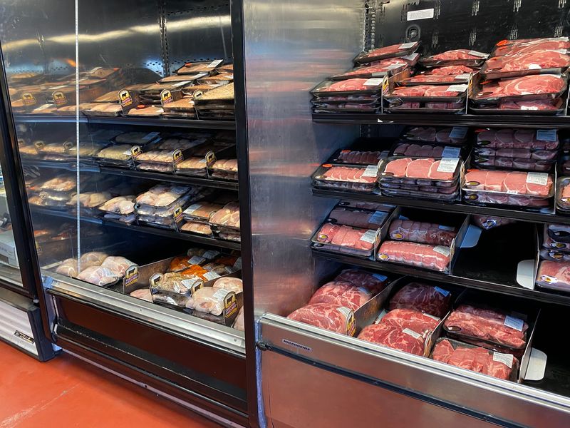 Pork, Chicken, And Four Kinds Of Bacon Round Out The Case