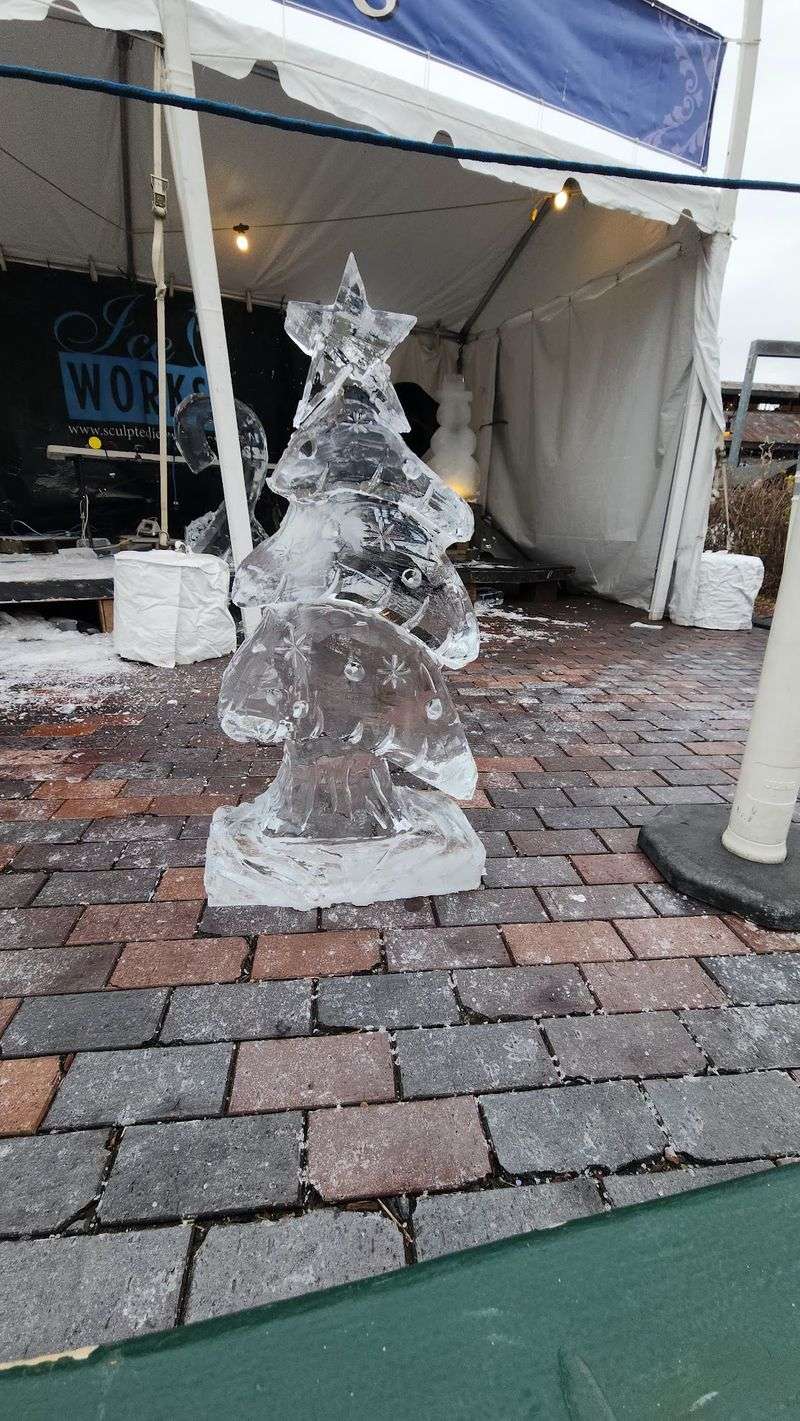Watch Glass Glow And Ice Turn Into Art