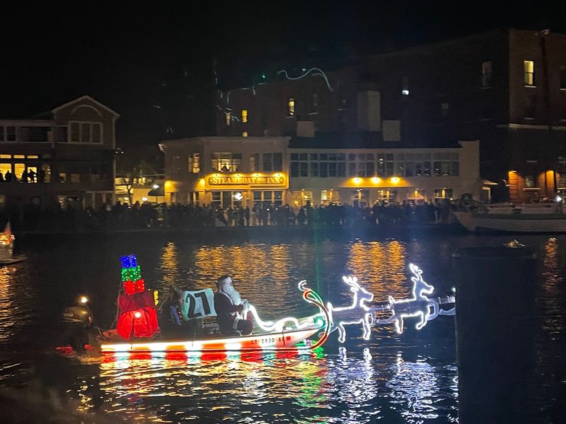 Santa Arrives By Tugboat, And Yes, It Is Real
