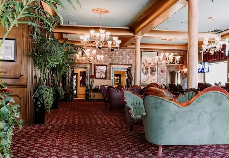 Chandeliers And Couches From 1907