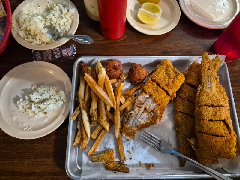 Crispy Fried Catfish Front and Center