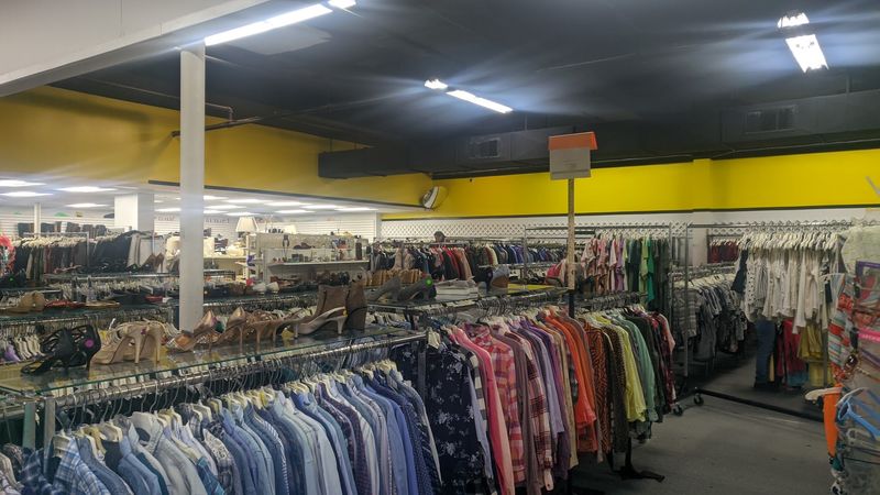 Racks Arranged Like A Rainbow