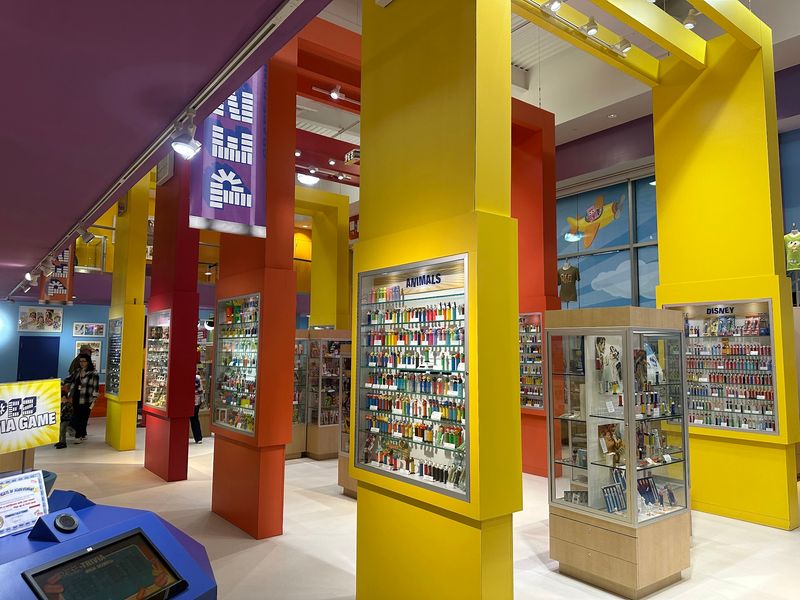 Thousands Of Dispensers Fill The Display Cases