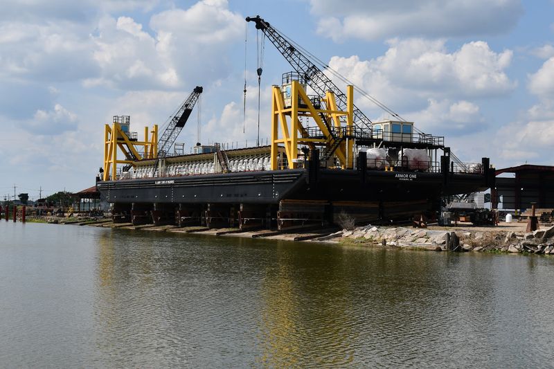 Grenada Dam Takes Shape