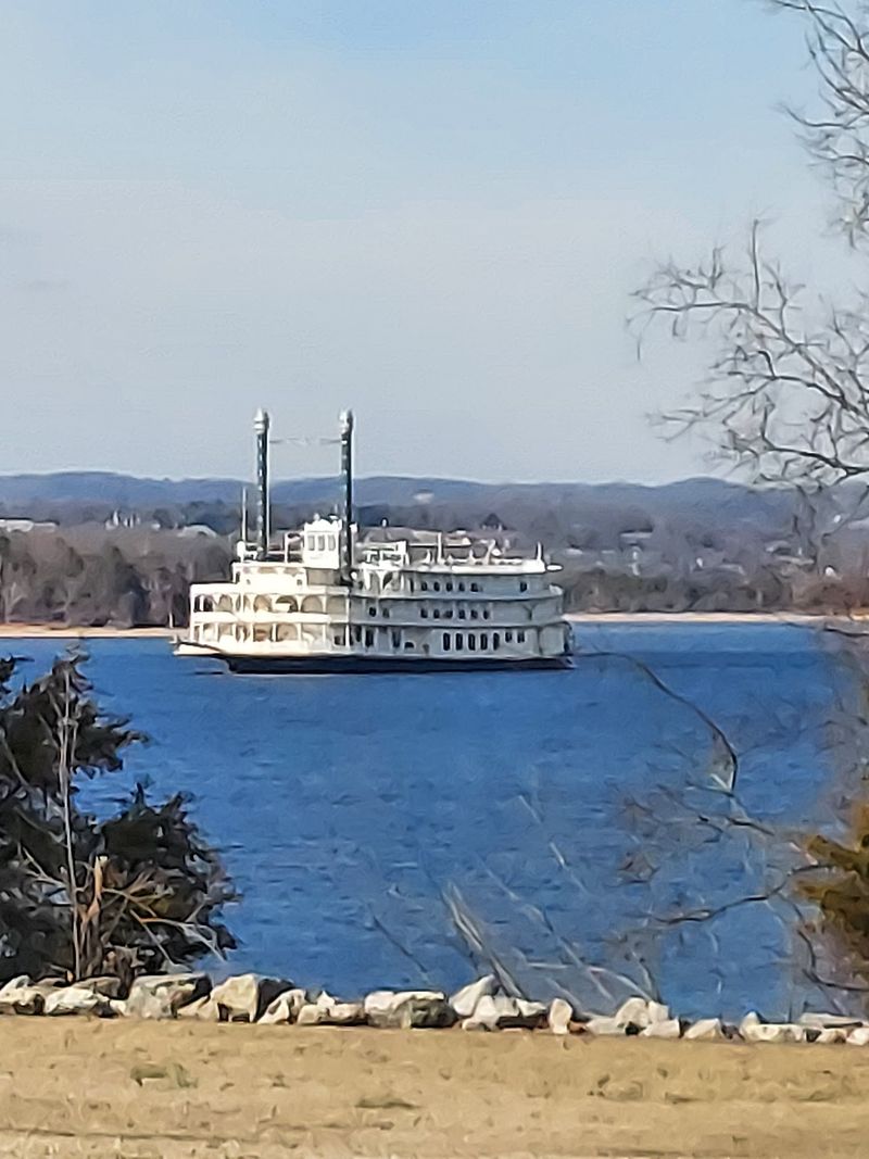 Wave Hello To A Real Showboat On The Water