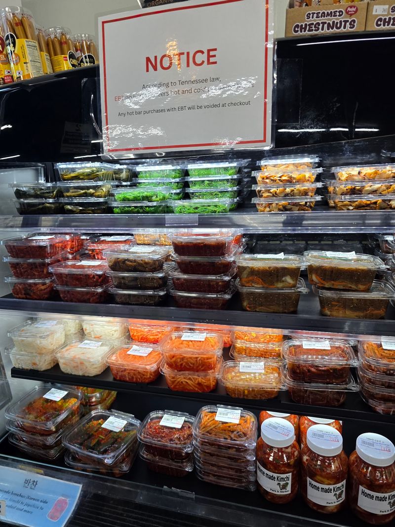 Homemade Korean Food At The Hot Bar