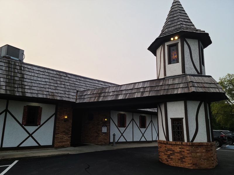 Half-Timbered Walls Make A Seriously Bold First Impression