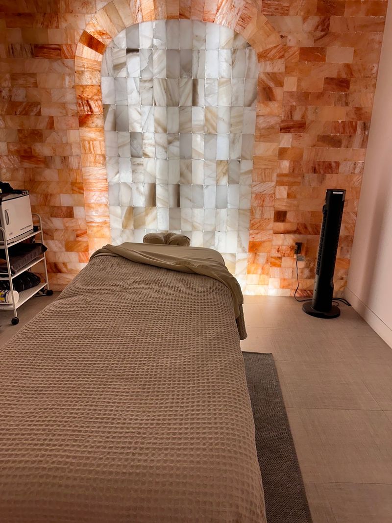 Massage Rooms Wrapped in Salt Walls