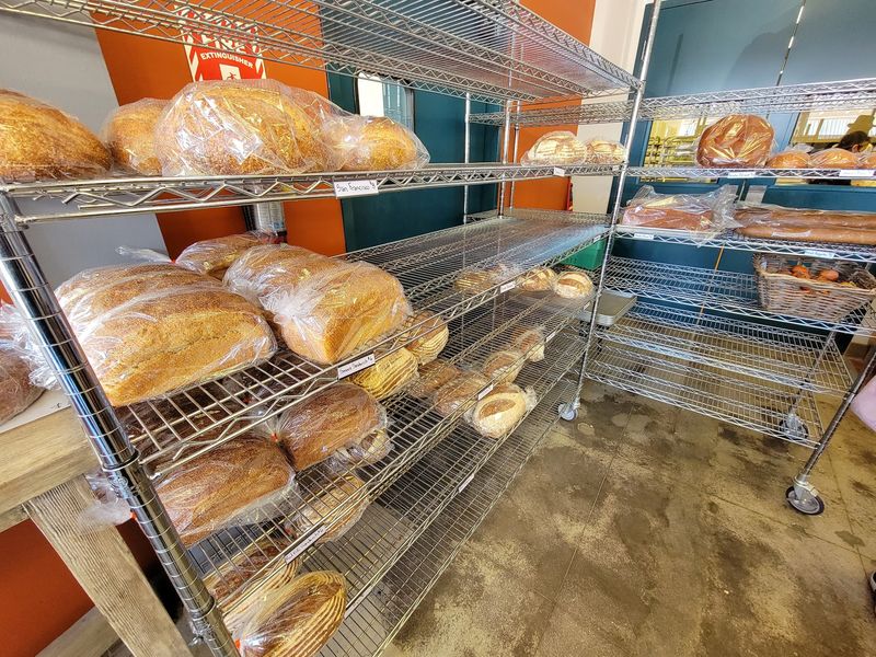 Fresh Flour Gets Ground Right Inside The Bakery