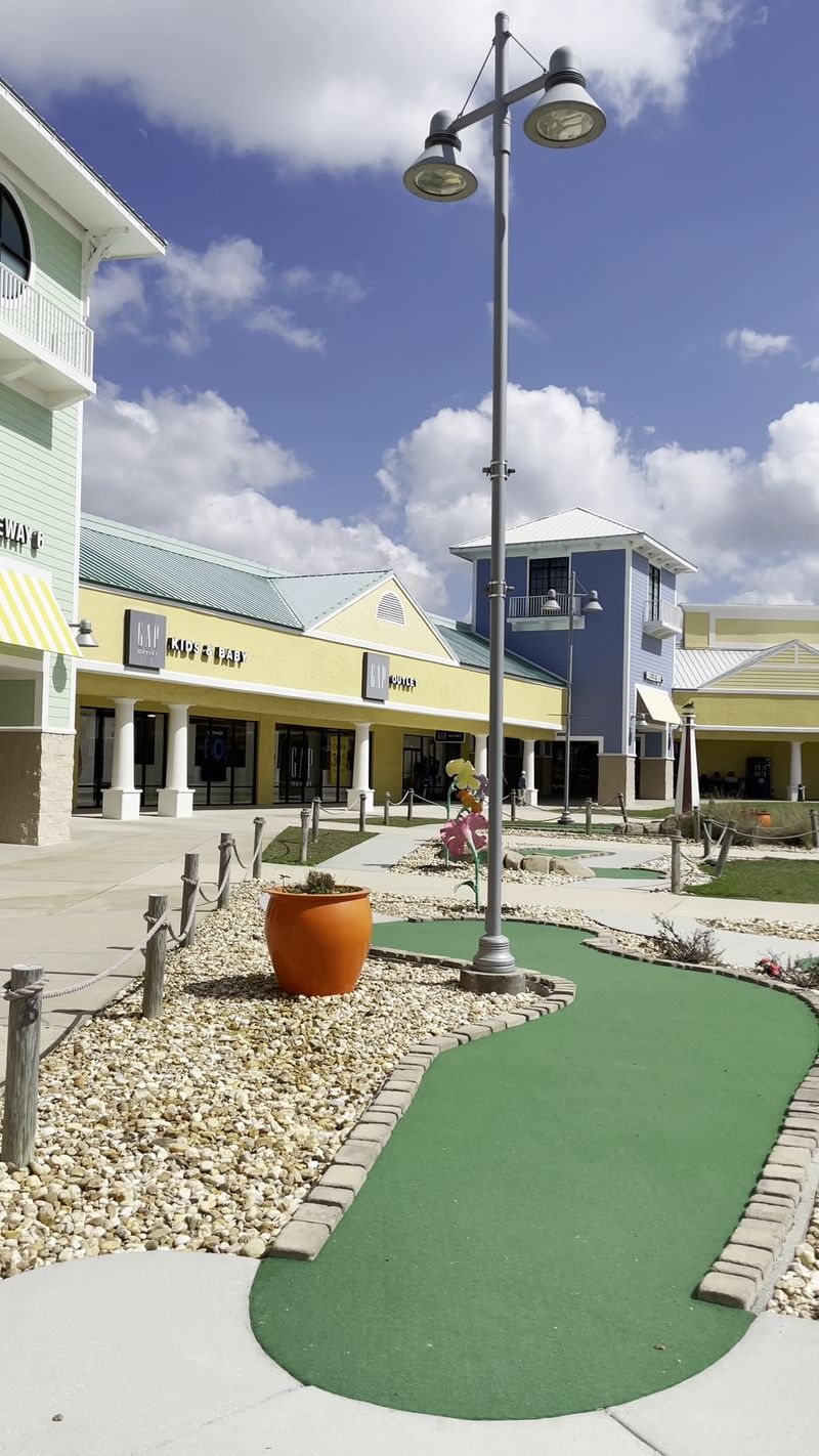 A Shopping Village With Beach Town Style
